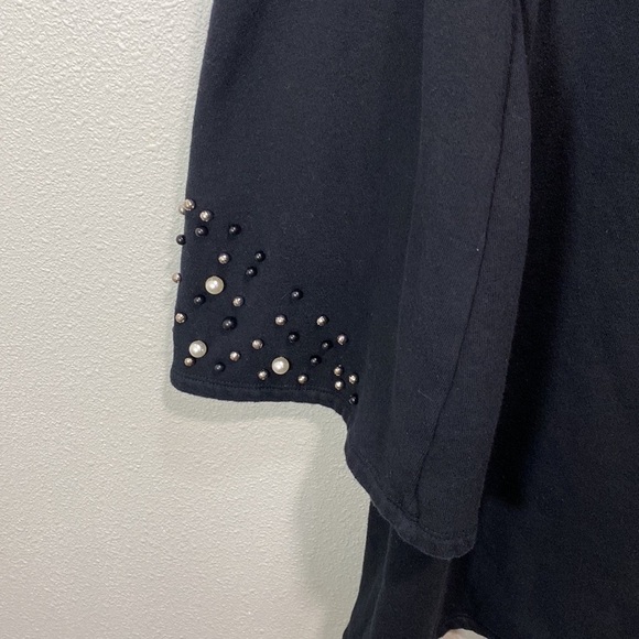 5 for $25 ВP cold shoulder beaded sweatshirt dress fleece dress - Picture 3 of 9